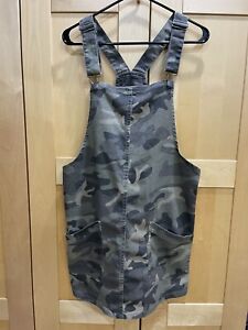 No Boundries overall dress girls extra large camouflage 