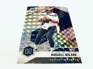 Russell Wilson 2021 Panini Mosaic NFC Silver Prizm Mosaic Refractor #203 - Bild 1 von 2