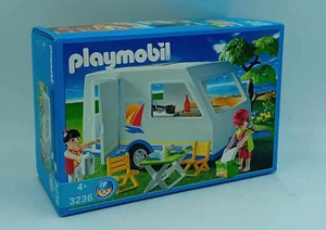 Playmobil 3236 Wohnwagen Camper Camping Ferien Uralub Reisen Wohn wagen NEU 2001 - Picture 1 of 4