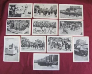 RARE VINTAGE 1945 PHOTO POST CARDS 11pcs – ANTI HITLER - Picture 1 of 13