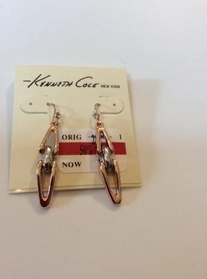 Pendiente colgante Kenneth Cole tono oro rosa 58F $28 Foto 1 de 4