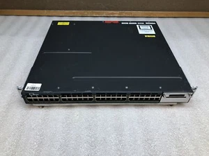 Cisco WS-C3560X-48PF-S v03 Catalyst 48port Full Poe Switch W/1x C3KX-PWR-1100WAC - Picture 1 of 8