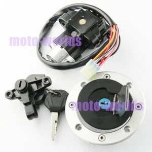 Fuel Cap Ignition Switch Key Lock Set for Suzuki GSF1200 Bandit 1200 1997-2005 - Picture 1 of 5