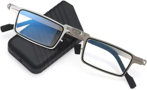 Folding Reading Glasses Fashion Anti Blue Light Presbyopia Glasses - Picture 1 of 12