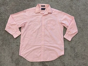 Daniel Cremieux Button Up Shirt Mens 17.5 35 Richard Shirt Pink - Picture 1 of 11