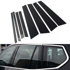 8pcs Glossy Black Set Pillar Posts Door Window Trim For BMW X3 F25 2011-2017