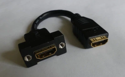 AMP Netconnect HDMI to HDMI Coupler Female to Female Mountable Cable Extender - Image 1 of 4