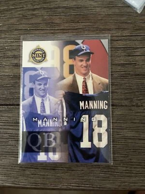 1998 Pinnacle Peyton Manning Mint Collection Rookie Card #66 Colts N549 - Image 1 of 2