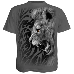 TRIBAL LION - T-Shirt anthrazit - Bild 1 von 5