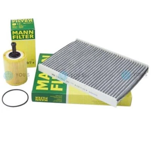 MANN FILTERSET FILTERPAKET ÖLFILTER + INNENRAUMFILTER für SEAT TOLEDO II 2.3 V5 - Imagen 1 de 1