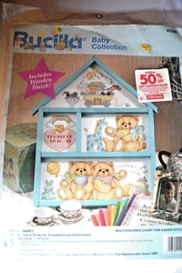 Bucilla Baby Collection God Bless Babies Cross Stitch Kit 41200 - NEVER OPENED - Picture 1 of 6