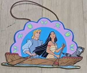 Vintage Disney Pocahontas Handcrafted Wooden Ornament Kurt Adler - Picture 1 of 5