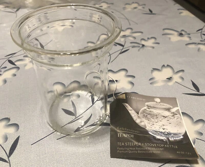 Tetera de vidrio Teabloom cesta infusora de vidrio (reemplazo) solamente Foto 1 de 4