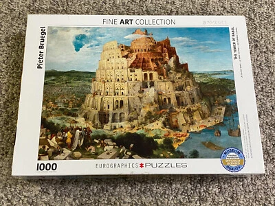 Tower of Babel - Eurographics 1000 Pieces 19 1/4"x26 5/8" - Image 1 of 3