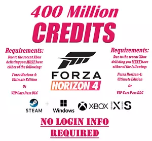 Forza Horizon 4 | x400 Millionen CREDITS - 100% Safe - XBOX ONE+X|S - PC - STEAM - Bild 1 von 1
