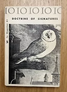 IO magazine: Doctrine of Signatures (no. 5) by Richard Grossinger et al, 1968 - Picture 1 of 7
