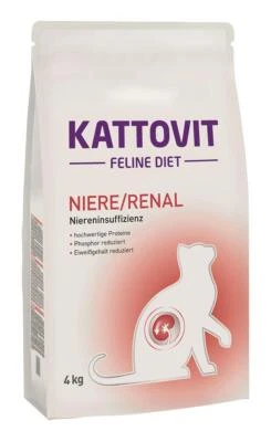 Kattovit Feline Diets Niere Renal 4 kg Trockenfutter Katzenfutter - Bild 1 von 2