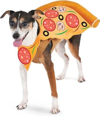 Disfraz de Halloween para perro rebanada de pizza mascota mediana Foto 1 de 4