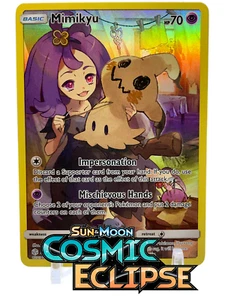 Pokemon Sun & Moon Cosmic Eclipse Reverse Holo Foil Rainbow Secret Rare YOU PICK - Picture 1 of 250