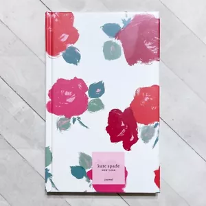 Kate Spade Journal Brushy Rose Blumen Notizbuch Hardcover 8,25" Designer - Bild 1 von 8