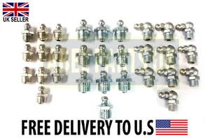 JCB PARTS - UNIVERSAL FIT GREASE NIPPLES SET OF 30 PC'S (1450/0001,1450/0002) - Picture 1 of 1