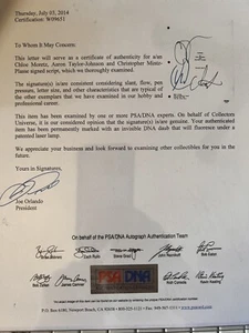 Signed Script Kickass PSA Verified Chloe Mortez, A. Johnson,mintz-plas Movie - Picture 1 of 4