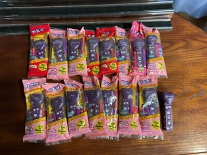 Pez Valentine Lot- Purple Hearts with Hearts on Stems - Picture 1 of 9