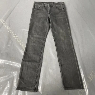 Helmut Lang Jeans Dark Grey Ankle Skinny Women Size 24 W28 L26 Distressed USA. - Image 1 of 4