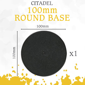 Citadel 100mm Round Base x 1 New - Warhammer 40k / Sigmar Spare Part