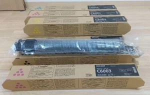 Genuine Ricoh MP P Toner SET Of 8 MP C6003 Magenta, Cyan, Yellow and Black - Afbeelding 1 van 4