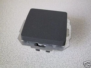 KOPP Wechselschalter MILANO HK02 anthrazit-schwarz UP Unterputz Universal Aus - Bild 1 von 1