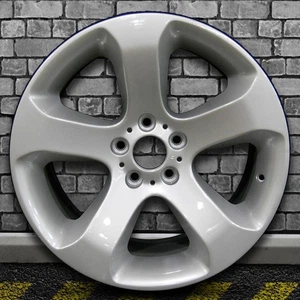 Bright Fine Metallic Silver OEM Factory Rear Wheel for 2002-2007 BMW X5 - 19x10 - Picture 1 of 3