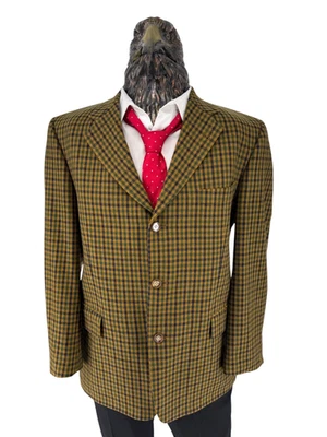 Roberto Ronco Men Vintage Wool Checked Blazer Don EU58 DE58 US48 - Image 1 of 4
