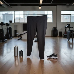 Nike Damen Gr. XL YOGA HIGH WAIST LEGGINGS schwarz - Bild 1 von 8