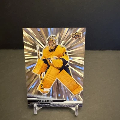 2024-25 Upper Deck SILVER OUTBURST #346 Juuse Saros EX/NM - Image 1 of 2