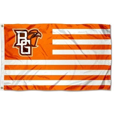 Bowling Green State University Falcons Stars and Stripes Nation USA Flag - Image 1 of 4