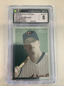 Wrong Back Error 2006 Bowman Heritage Chrome /J. Morneau #23/HOF Joe Mauer⚾️♨️Q - Picture 1 of 4