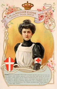 Queen Elena Of Italy 1910 Old Illustration Photo - Picture 1 of 1