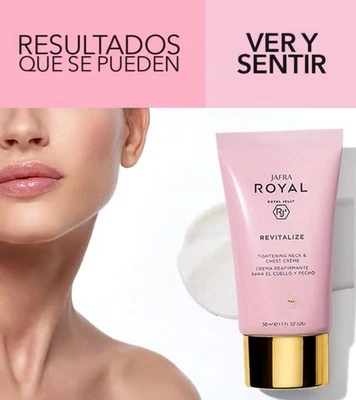JAFRA ROYAL REVITALIZE TIGHTENING NECK & CHEST CRÈME Fullsize New & Sealed 1.7 - Image 1 of 4