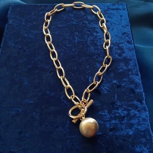 Gold plated necklace set earrings Pendant - Picture 1 of 4