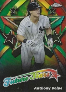 2025 Topps Chrome Baseball - Future Stars - Anthony Volpe - #FS-1 5 - Yankees - Picture 1 of 2
