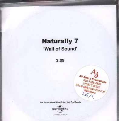 Naturally 7 Wall of Sound CDr Europe Universal promo cdr in company design title - Bild 1 von 2