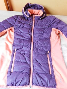 zweifarbige Steppjacke -Laufjacke von TAO- Gr. 40-mit abnehmbarer Kapuze +Kragen - Bild 1 von 12