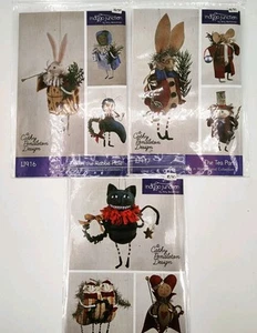 3 x Indygo Junction Alice in Wonderland Patterns for Felt Ornaments - Picture 1 of 7