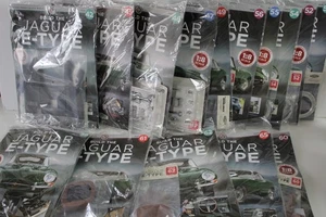 DEAGOSTINI 1:8 CONSTRUYE TU PROPIO JAGUAR TIPO E PIEZAS Y REVISTAS Jotlot Bundle - Imagen 1 de 13