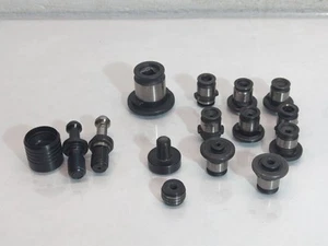 MACHINIST TAP ADAPTER TAPPING SYIC PULL STUD TOOL HOLDER BILZ & OTHERS LOT AS IS - Picture 1 of 22