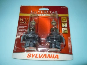 SYLVANIA H13 SilverStar Ultra Halogen Headlight Bulbs – 2 Pack (9008) - Picture 1 of 3