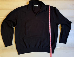 St. Croix Suéter Cuello Negro Mezcla Algodón Talla M Hombre - Imagen 1 de 4