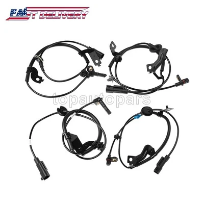 Juego de 4 sensores de velocidad ABS delanteros traseros izquierdo derecho para Mitsubishi Lancer Outlander Foto 1 de 3