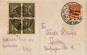 Germania 1922 Cartolina Donna cartolina romantica glamour vintage (1891) - Foto 1 di 2
